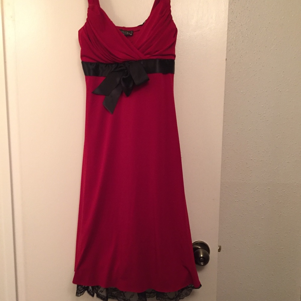 Red dress